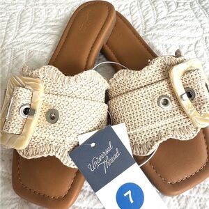 Universal Thread Women's Chrissy Slide Sandals Size 7
